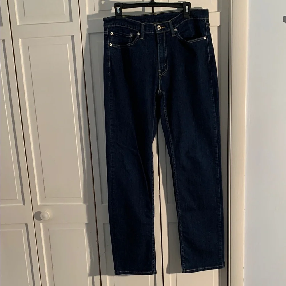 Levi's 514 34 x 34 Straight Leg Dark Wash Classic Fit Jeans EUC
